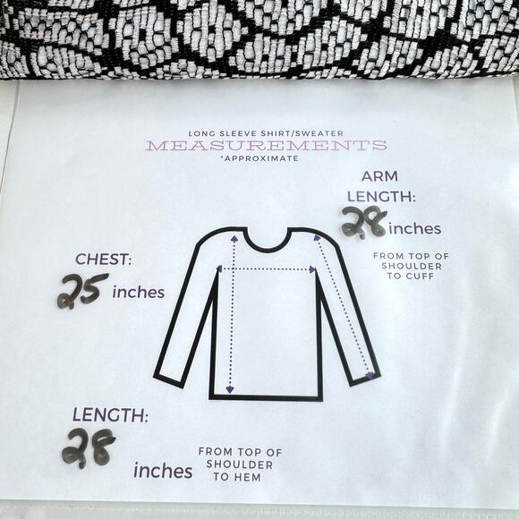 Ali Miles Womens Long Sleeve Blouse Top Size 1X Mixed Media Floral Sheer Black - Picture 9 of 9